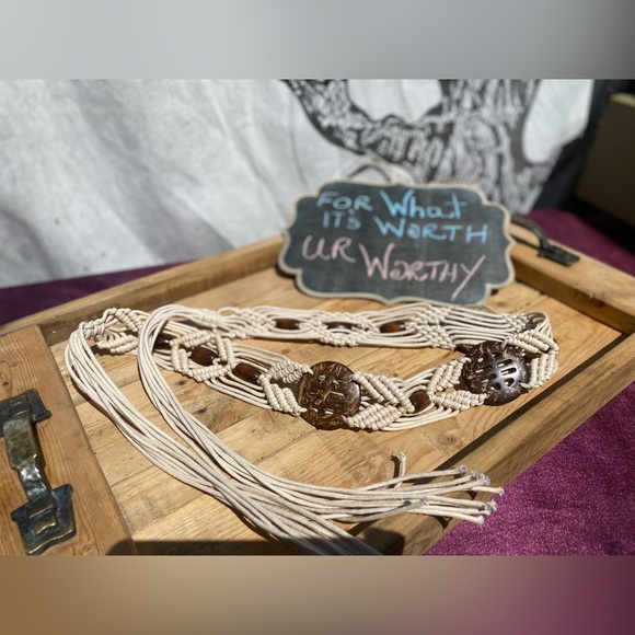 234-You Are Original⭐️ Handcrafted Macrame Belt - Picture 3 of 8